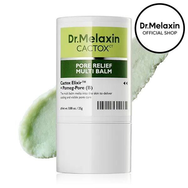 🌵🌵CACTOX PORE RELIEF MULTI BALM with Cactus Cooling Reduce Puffiness & Pore Tightening for Visible Pore Care Skin Repair