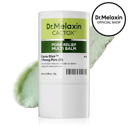 🌵🌵CACTOX PORE RELIEF MULTI BALM with Cactus Cooling Reduce Puffiness & Pore Tightening for Visible Pore Care Skin Repair