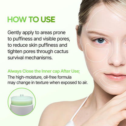 🌵🌵CACTOX PORE RELIEF MULTI BALM with Cactus Cooling Reduce Puffiness & Pore Tightening for Visible Pore Care Skin Repair