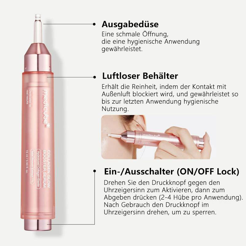 Collagen Glazed Milky Glow Wrapping Maske (20 Min) + Collagen Glow Booster Milchserum für Feuchtigkeit & Strahlkraft