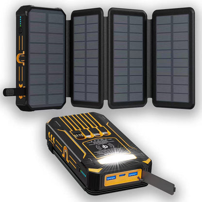 🔥Hot Sale 52% OFF 🔥 CoreVitals Solar Power Bank with Wireless Charging